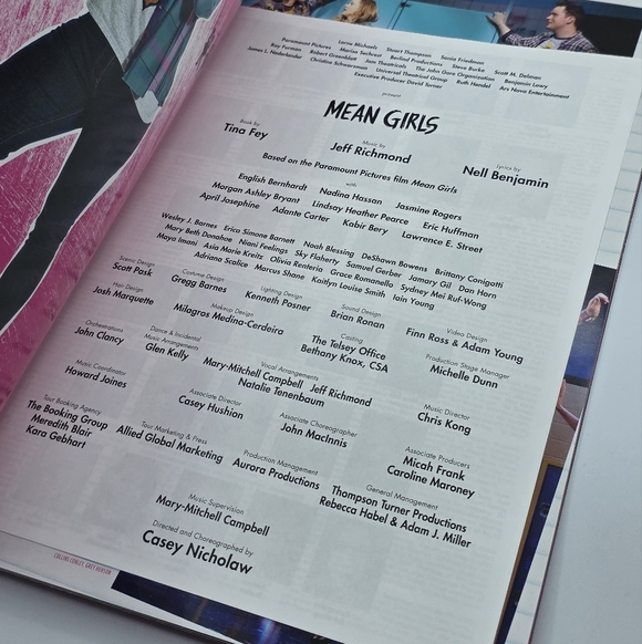 Mean Girls Broadway Souvenir Program - Picture 6 of 11